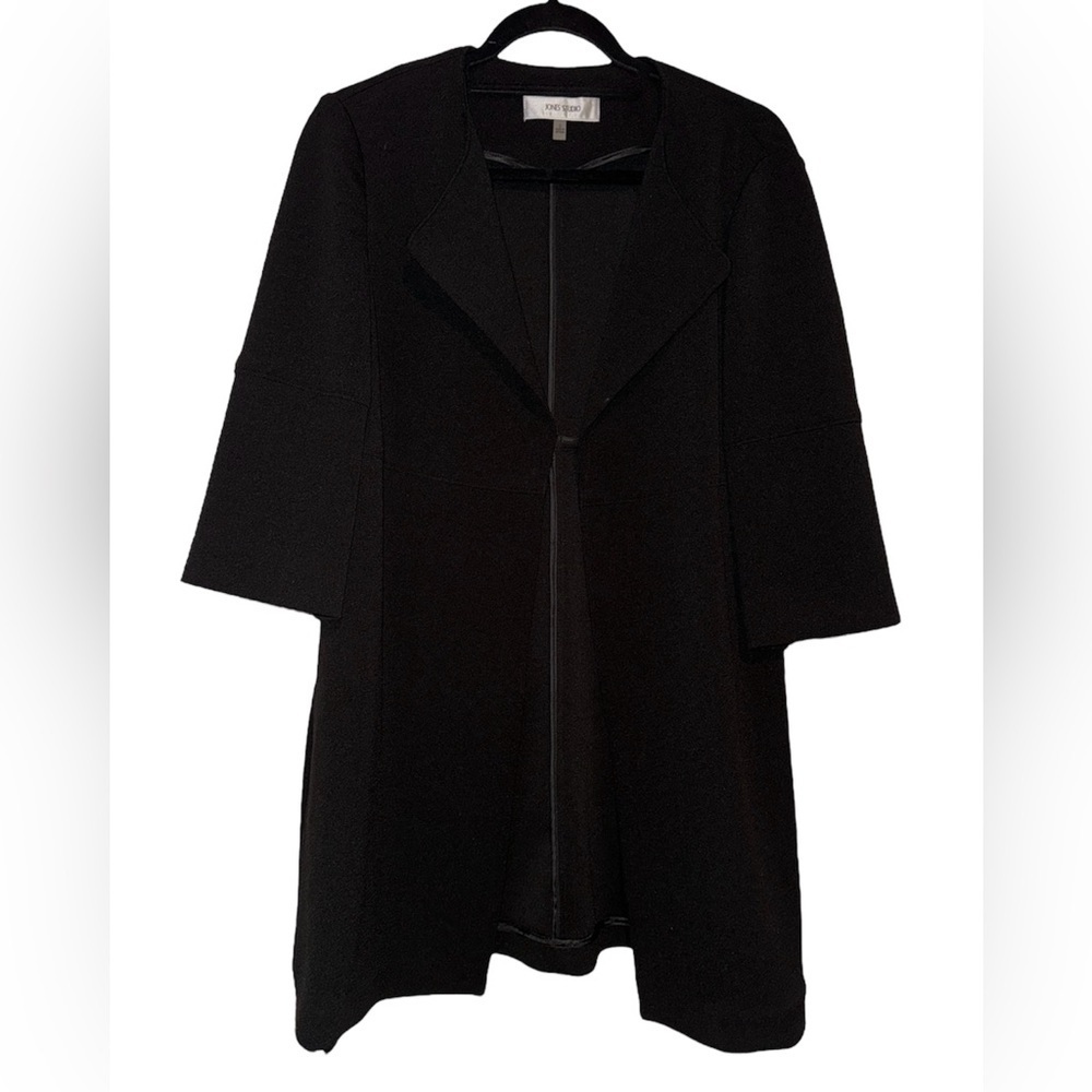 🖤Jones Studio Open Long Crepe Cardigan